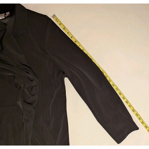 GRAVER Susan Graver Single Button Classic Preppy Academia Corp Blazer Jacket XL - Picture 4 of 7